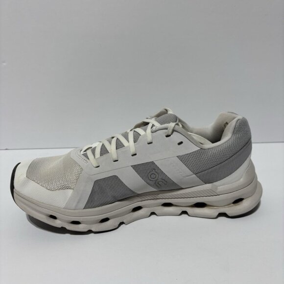 On Women’s Cloudrunner, White/Frost Running Shoes, Size 7 M - Picture 2 of 8